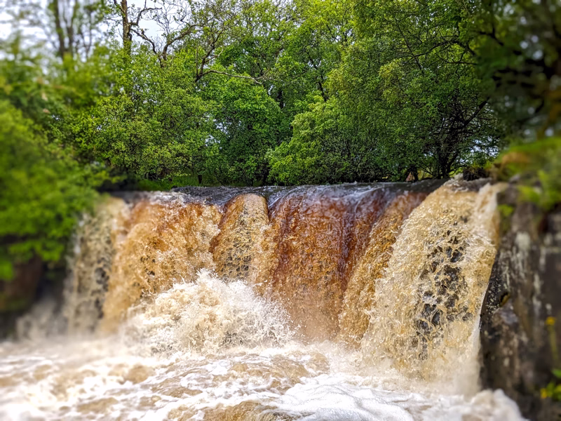 Tullydermot Falls, Ireland, June 2024, Edited