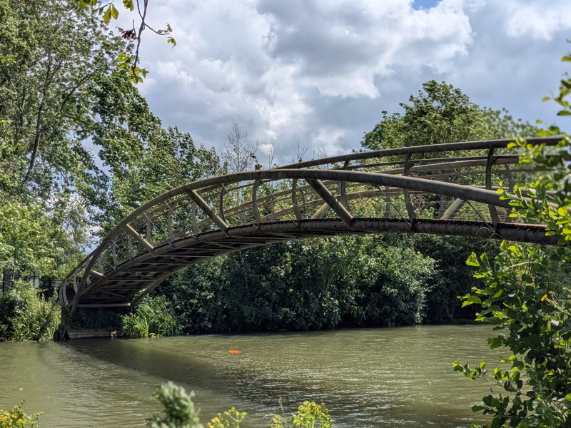 Jubilee Bridge, Oxford, June 2025